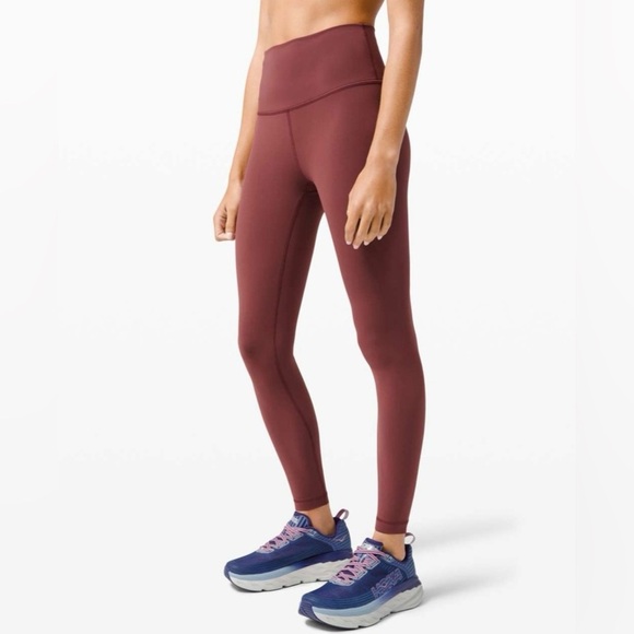 Lululemon Wunder Train High-Rise Tight Legging 25” Savannah Red Size 4 –Like New - Picture 2 of 8